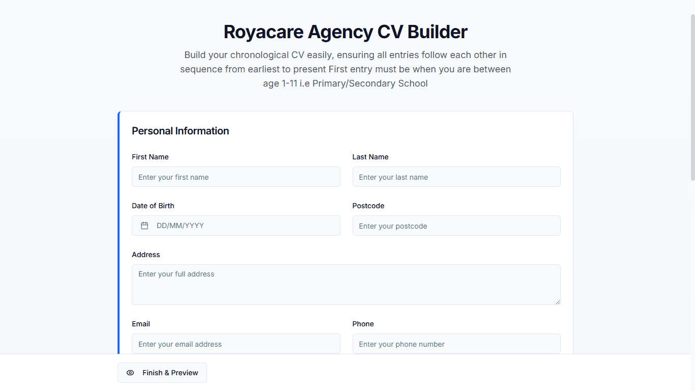 CV Builder